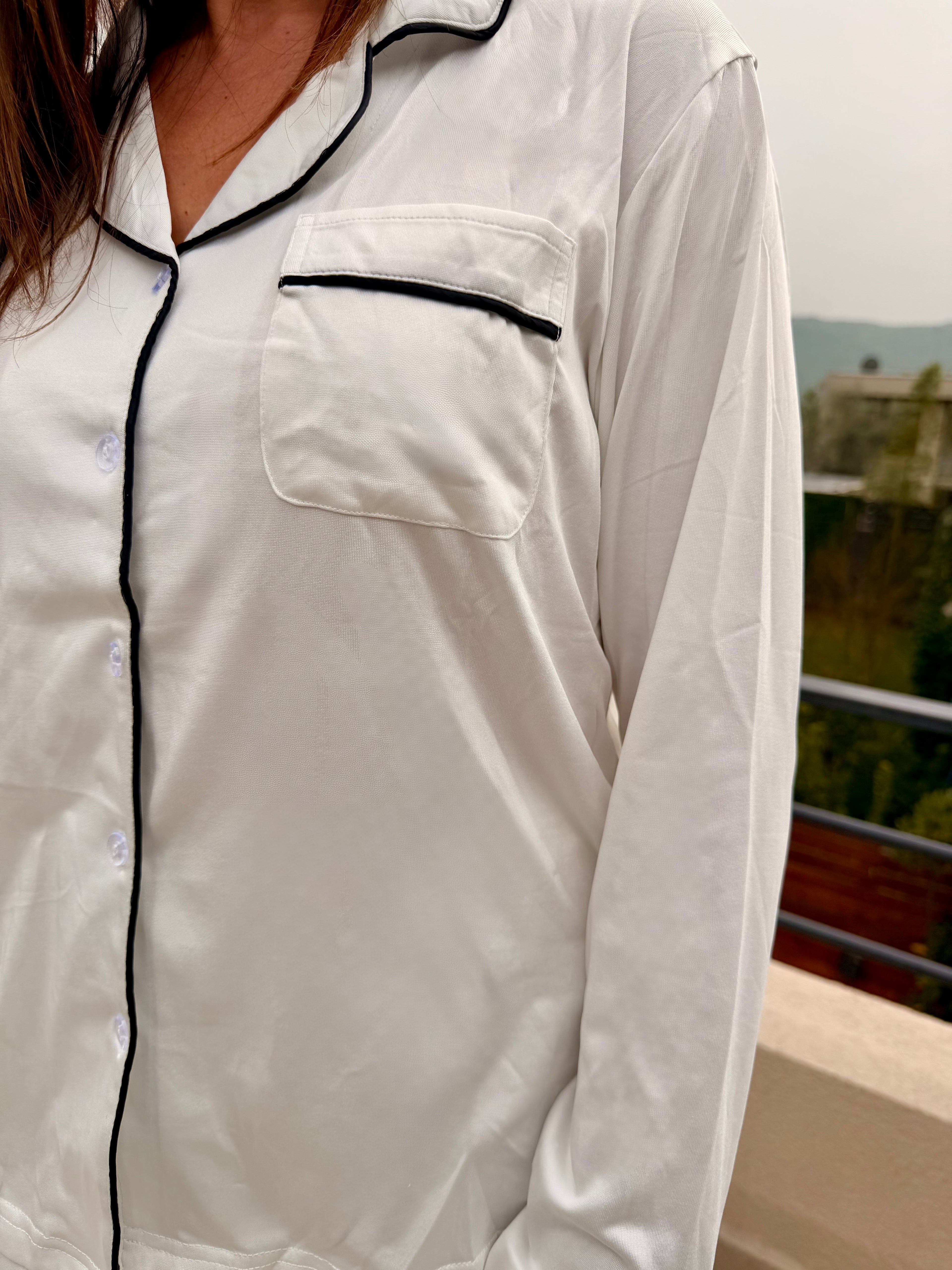 Pijama Siena White